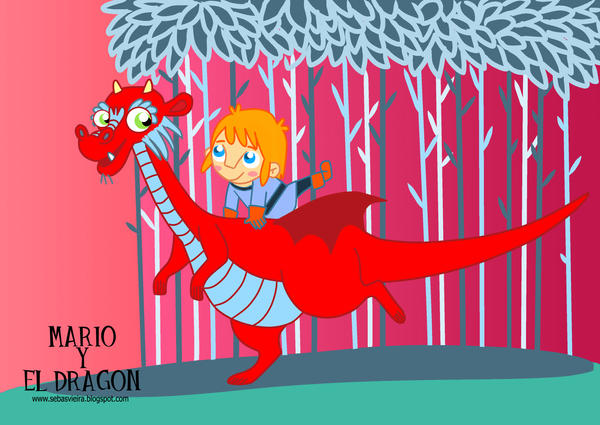 Marioydragon-montando-w by sebasvieira on DeviantArt