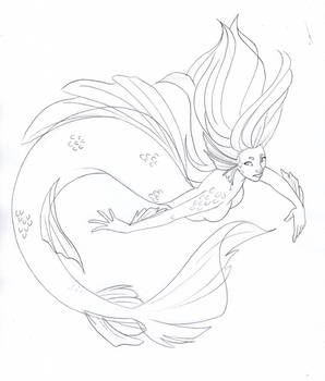 Mermaid swoosh