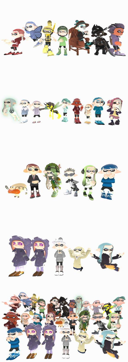 Splatoon Alphabet Code Alphabet Lore: Splatoon Edition (Group Shots) by Matthew250 on DeviantArt