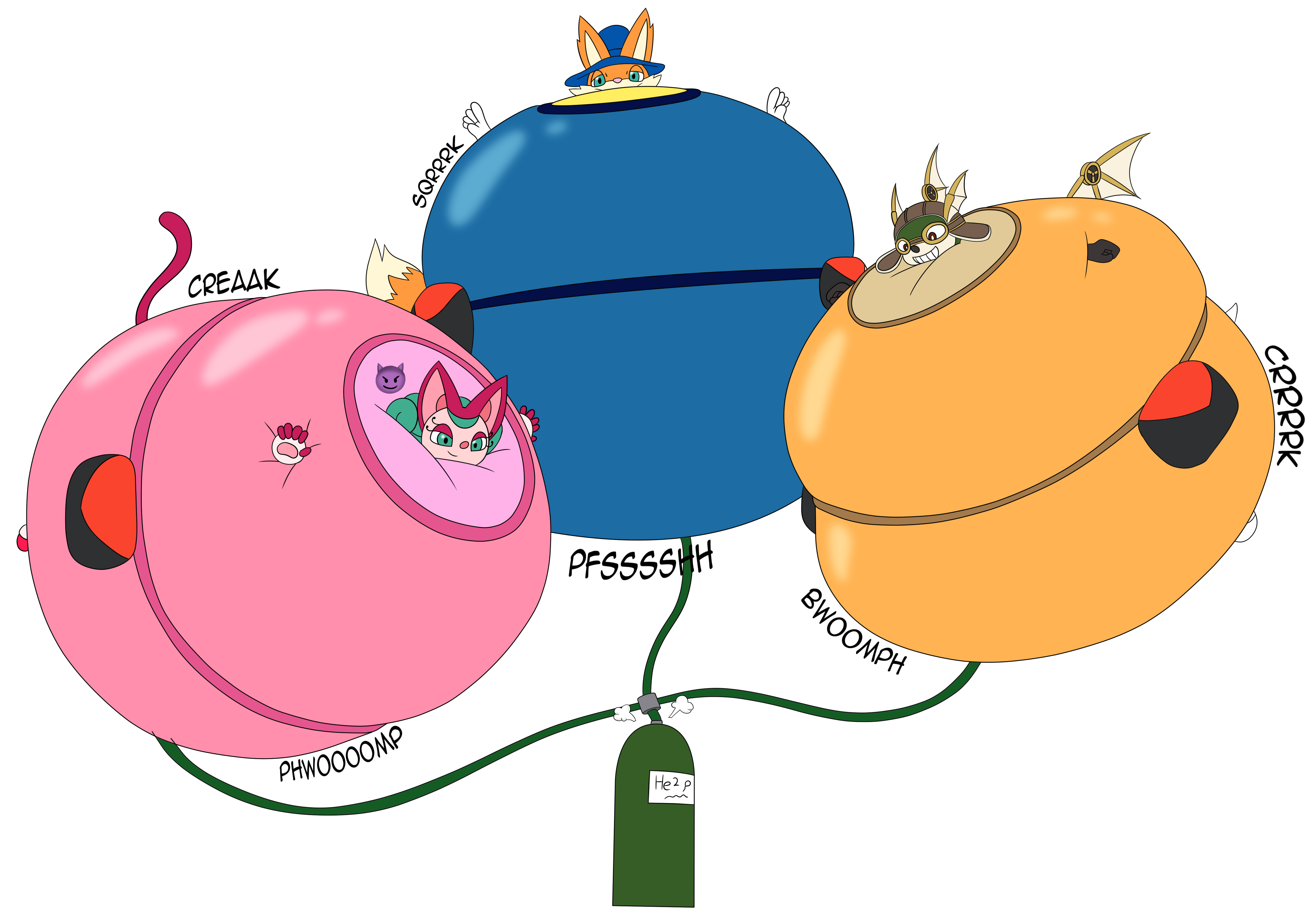 Perlious Inflate Wonderful Inflate-A-Suit Party (Colored) by Matthew250 on DeviantArt