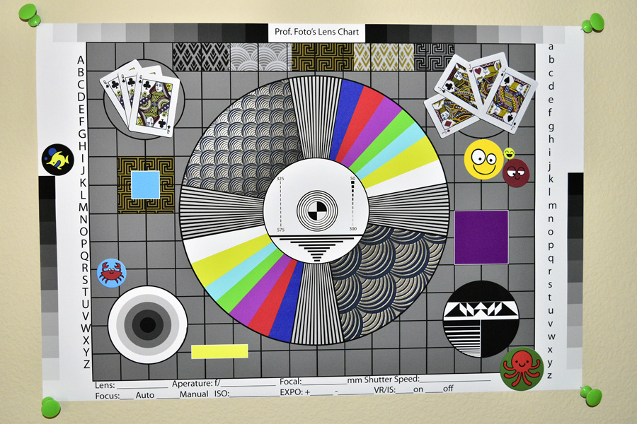 Prof. Foto / Lens Test Chart / Example