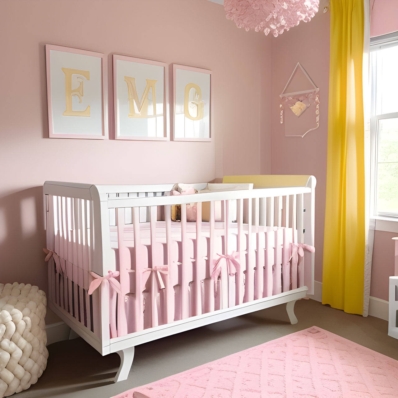 Colorful-nursery-room-extra-large-baby-crib-light- by kimisoytare on ...