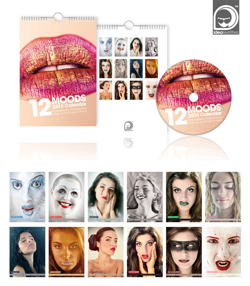 2015 Calendar - 12MOODS - ON SALE! by ideareattiva