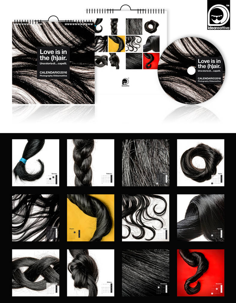 LOVE IS IN THE (H)AIR // 2016 Calendar by ideareattiva