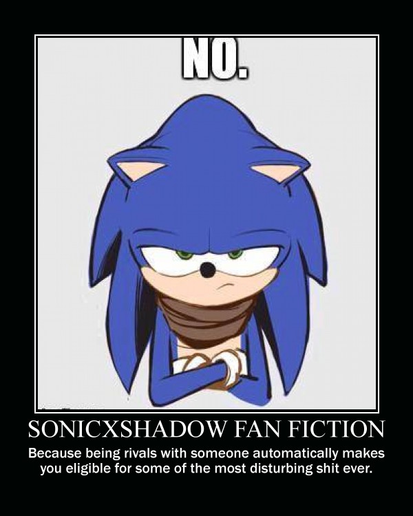 Sonic Demotivational: Fan Fiction