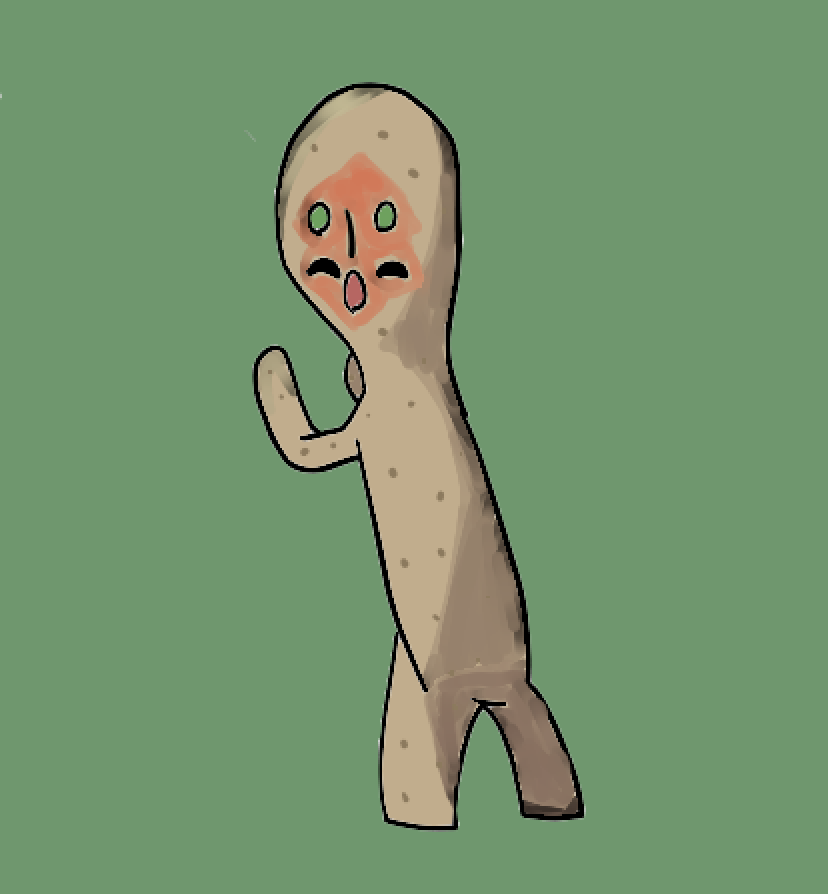 Pixilart - SCP 173 (A.K.A. Peanut) by LaylaWasHere23