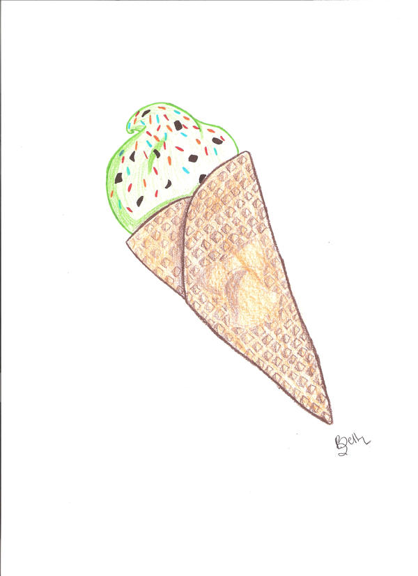 Ice cream cone by uberBellz on DeviantArt
