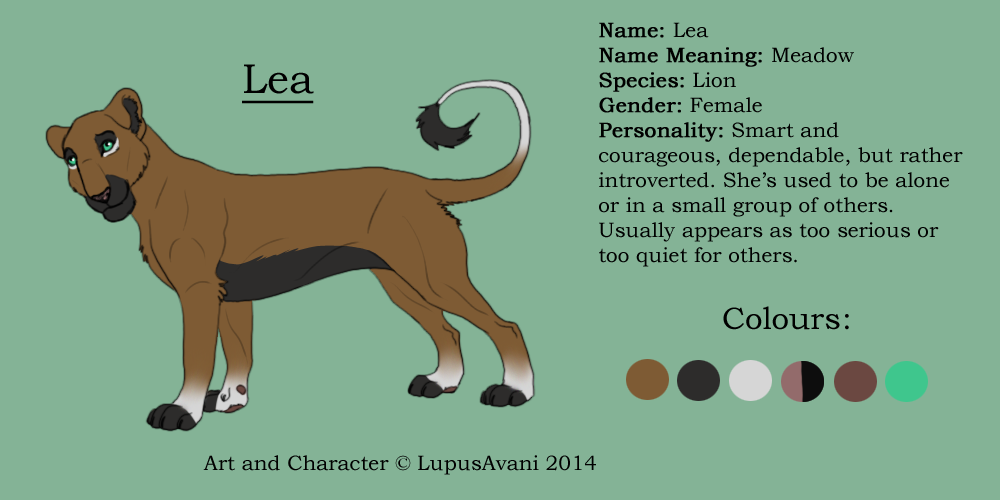 Reference Sheet of Lea *OLD*