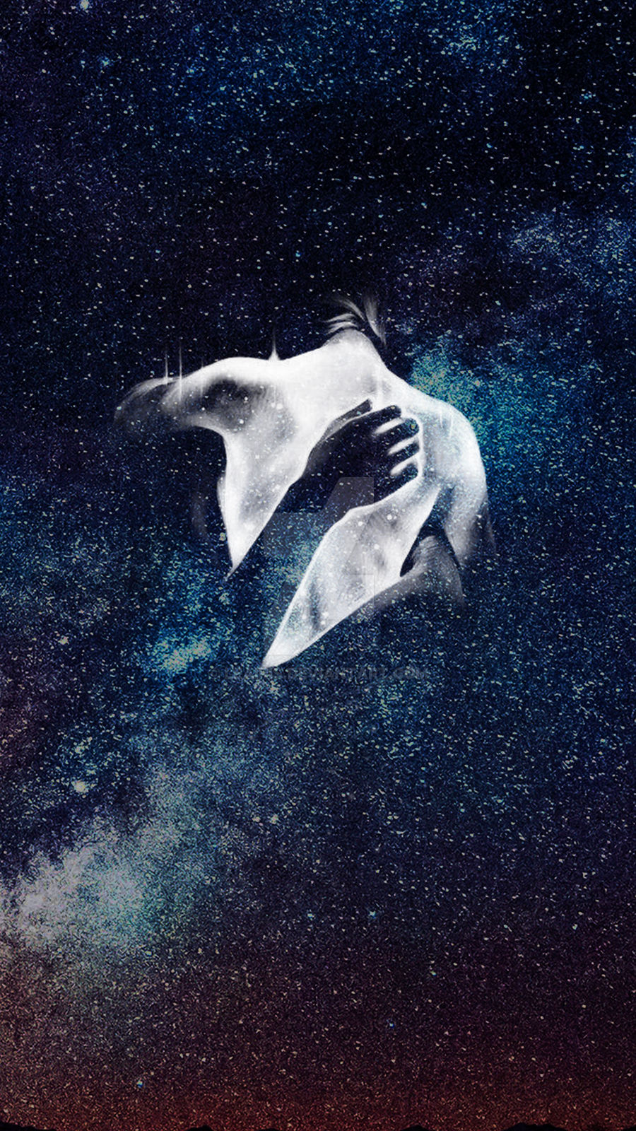 Hug - Space variation by leairis on DeviantArt