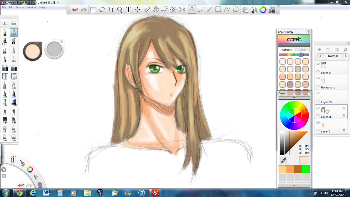 Рисование в Autodesk Sketchbook