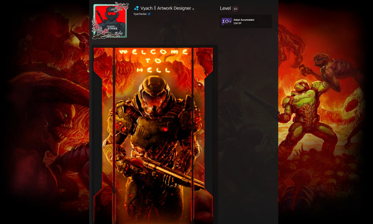 Deviantart Doom Unit Steam Artwork Game| DOOM | Static by VyachDesigner on DeviantArt