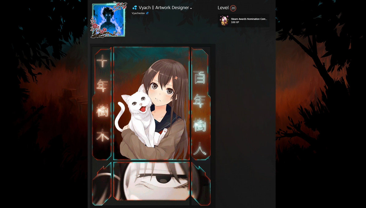 Steam Artwork Cute Girl Anime Style Animated By VyachDesigner On steam-artwork-cute-girl-anime-style-animated-by-vyachdesigner-on