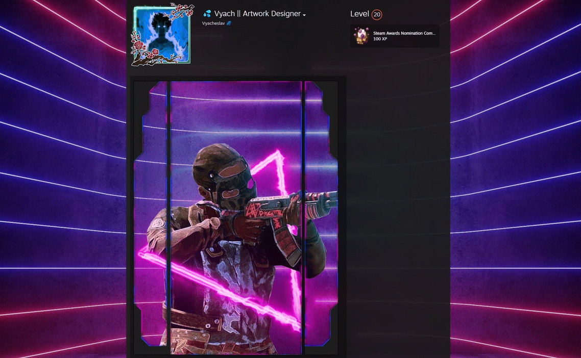 Steam Artwork Player | Rust | Animated by VyachDesigner on DeviantArt