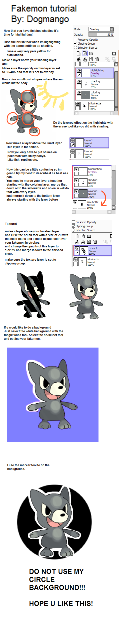 Threading Fakemon Fakemon Tutorial Part 2 by DogMango on DeviantArt