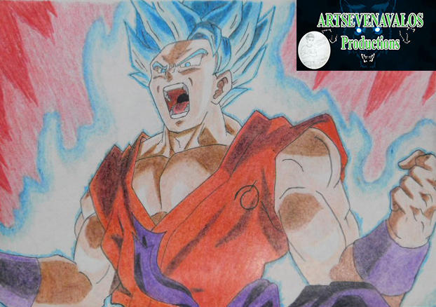 How to draw Goku Ssj Blue Kaioken X10 by Artsevenavalos on DeviantArt