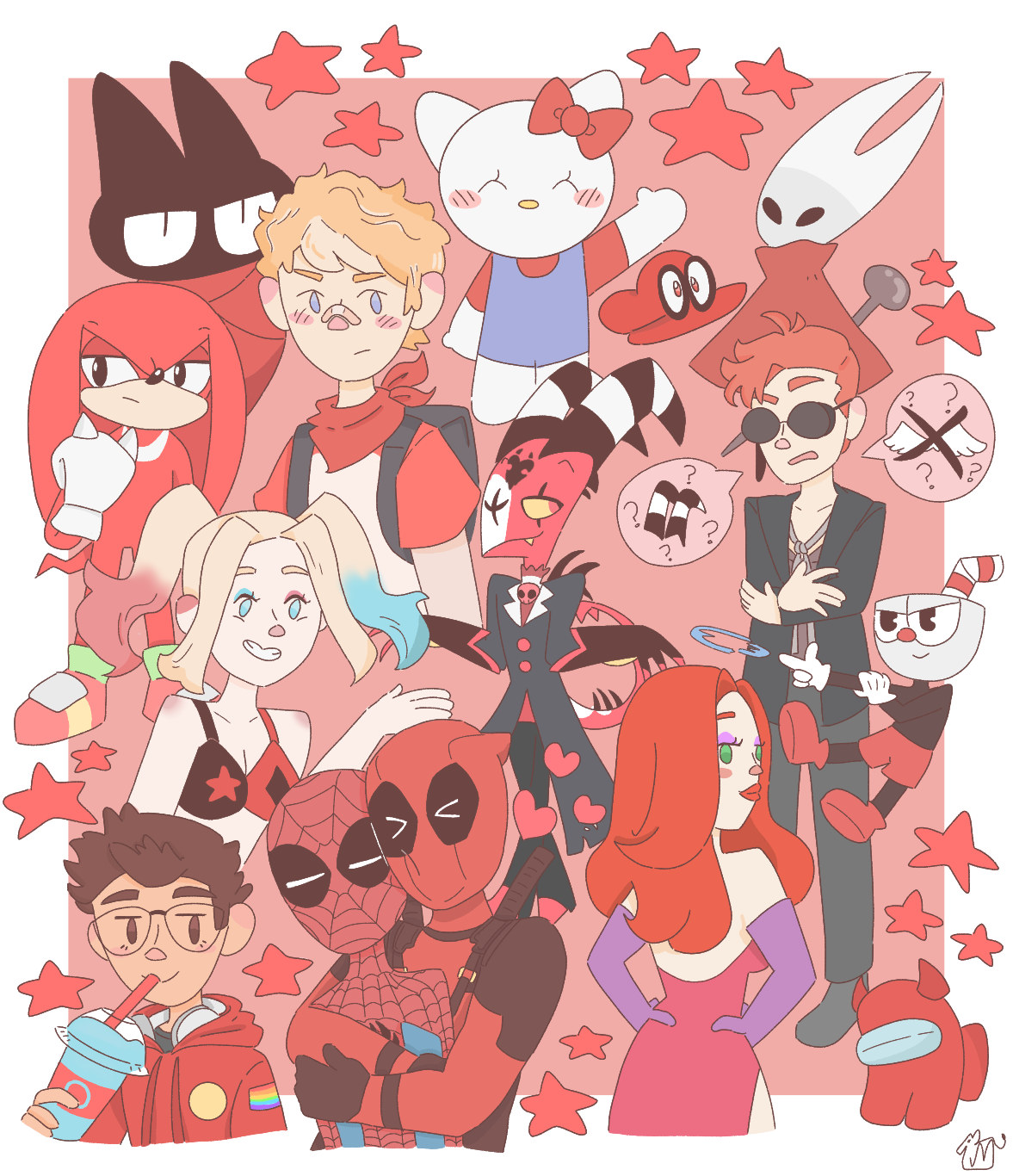 Red Characters By Deviantart Red Characters Fanart at Jannie Hunt blog