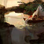 Commission: Treasure boat