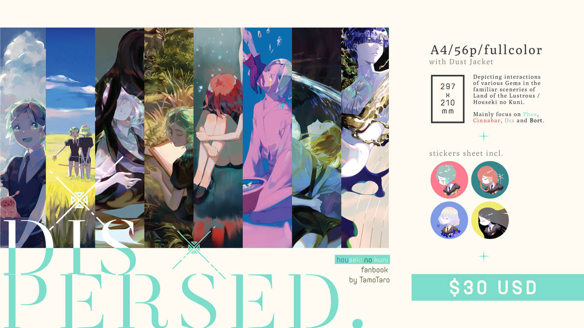 Our Houseki no Kuni Fanbook PRE-ORDER by Taro-K