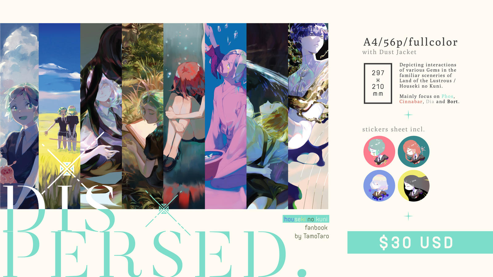 Our Houseki no Kuni Fanbook PRE-ORDER by Taro-K
