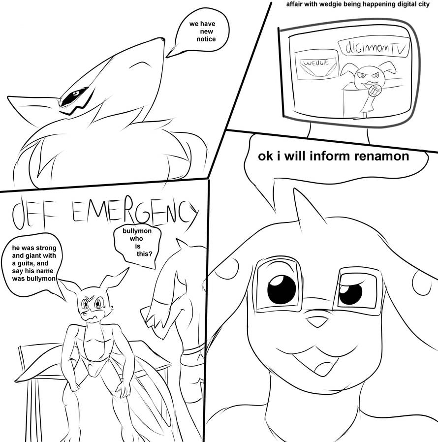 Garul digimon fighting force chapter1 page 1 by Garul-art on DeviantArt
