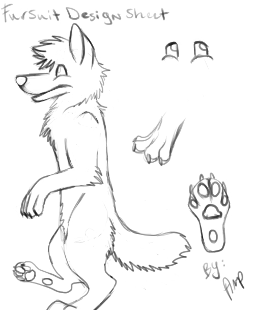 Wolf or husky fursuit base (FREE USE)