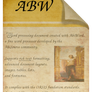 Steampunk ABW Abiword file Icon