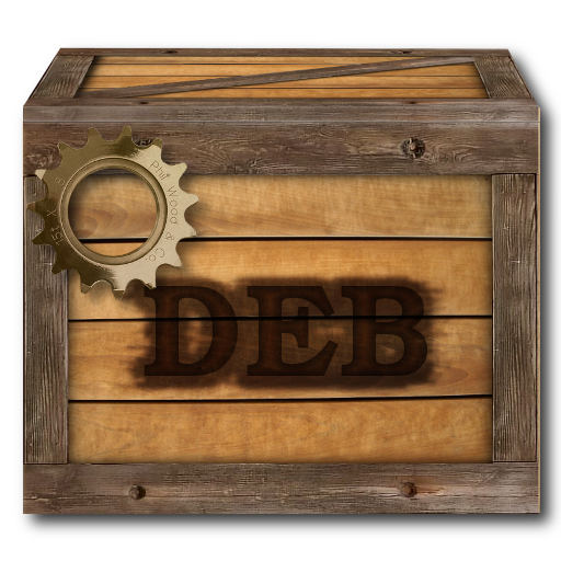 Steampunk Victorian Compressed DEB file Icon Mk2