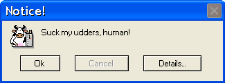 Udder Error