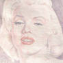 Marilyn Monroe drawing by S. Fairbanks