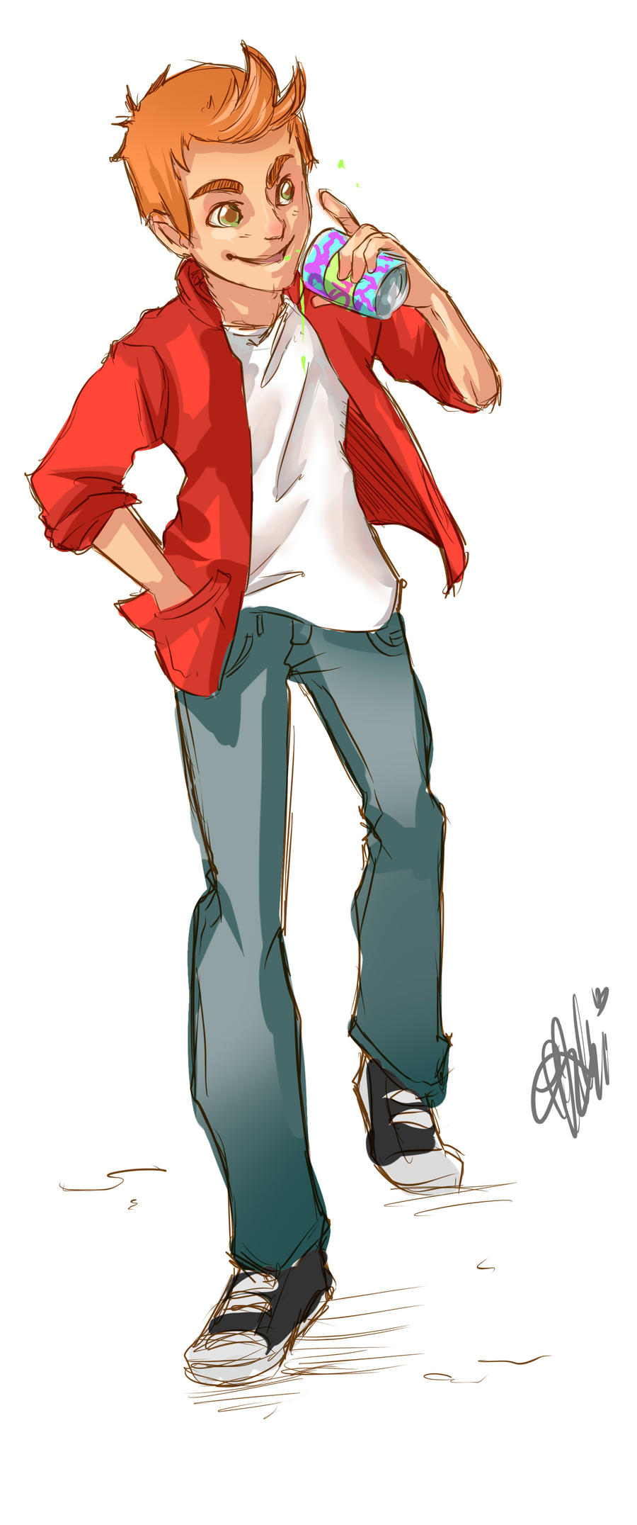 Phillip J. Fry by ElementalMutant on DeviantArt
