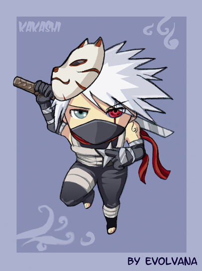 photo Hatake Kakashi Chibi Kakashi Kawaii chibi kakashi by evolvana on deviantart