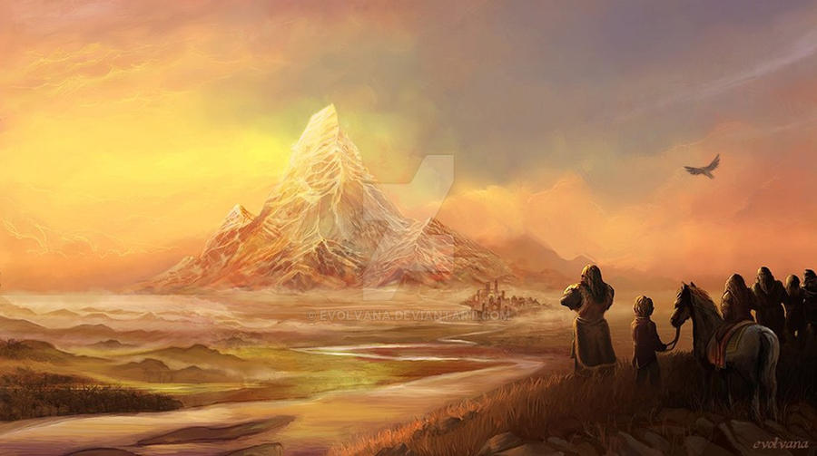 Erebor The Lonely Mountain By Evolvana On DeviantArt erebor-the-lonely-mountain-by-evolvana-on-deviantart