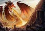 Smaug the dragon by Evolvana