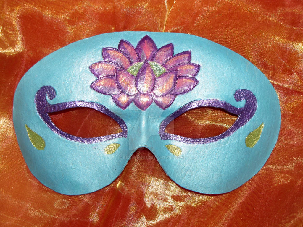 Leather Lotus Mask by bezidesigns on DeviantArt