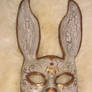 Distressed Leather Splicer Rabbit Mask
