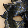 Raven Leather Mask detail