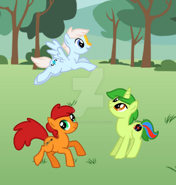 The 3 Caballeros! (Pony Version)