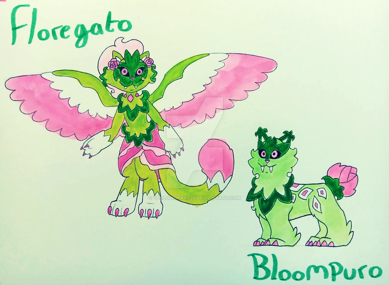Sprigatito Evolution Idea by Yellowdrake26 on DeviantArt