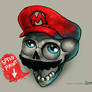 Super Mario Skull SpeedPaint