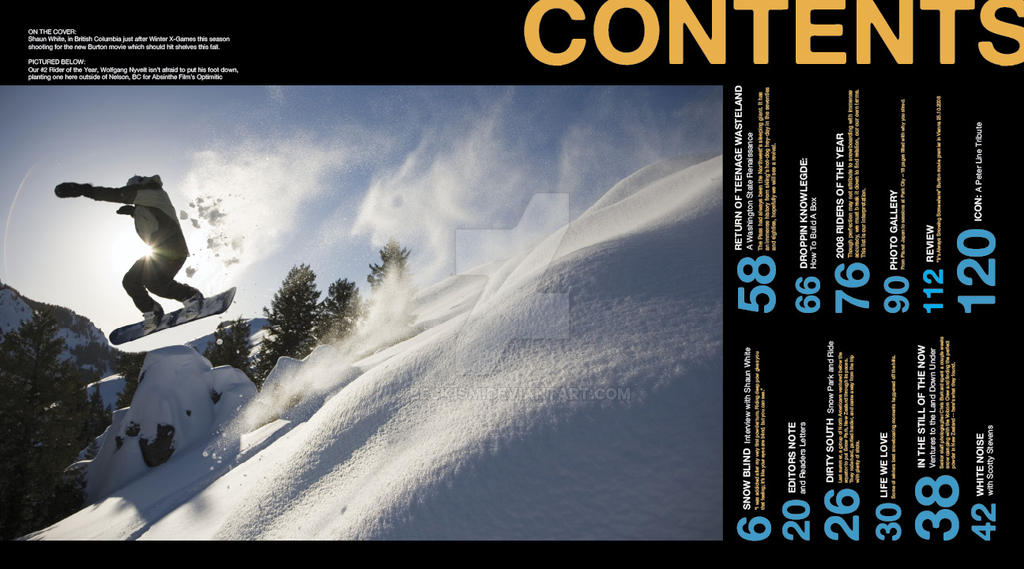 shred - table of contents