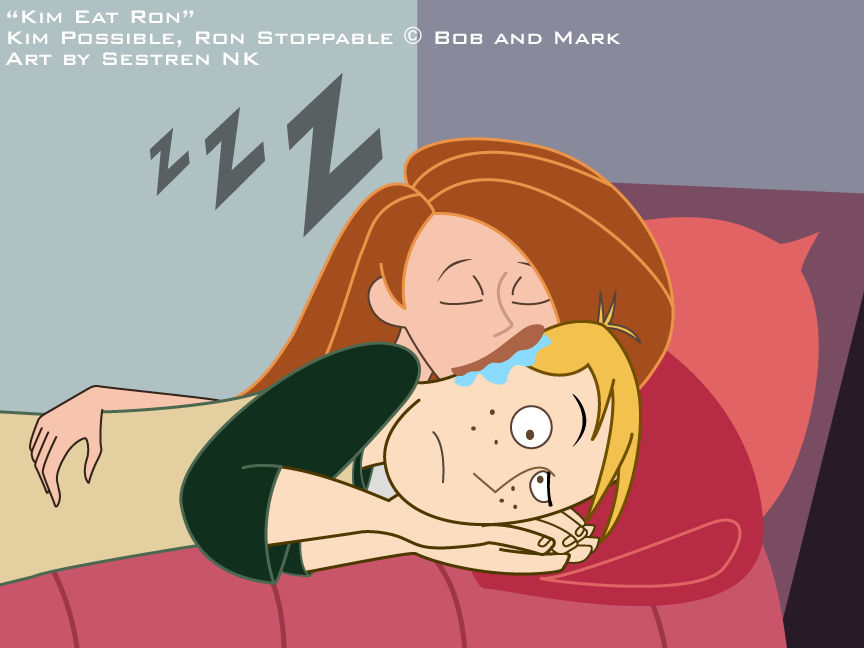 Kim Possible Ron Rapper Deviantart Kim Possible - Kim Eat Ron by SestrenNK on DeviantArt