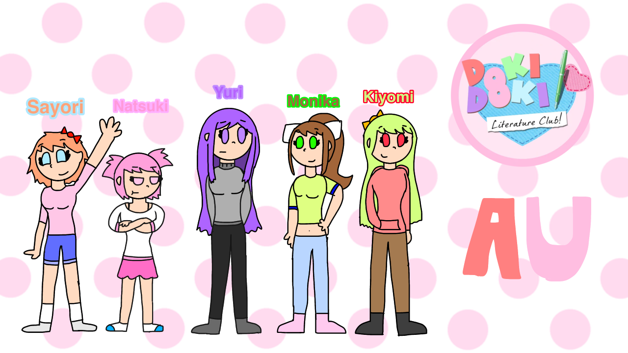 Doki-Doki Literature Club! : All Characters by cimokudo on DeviantArt