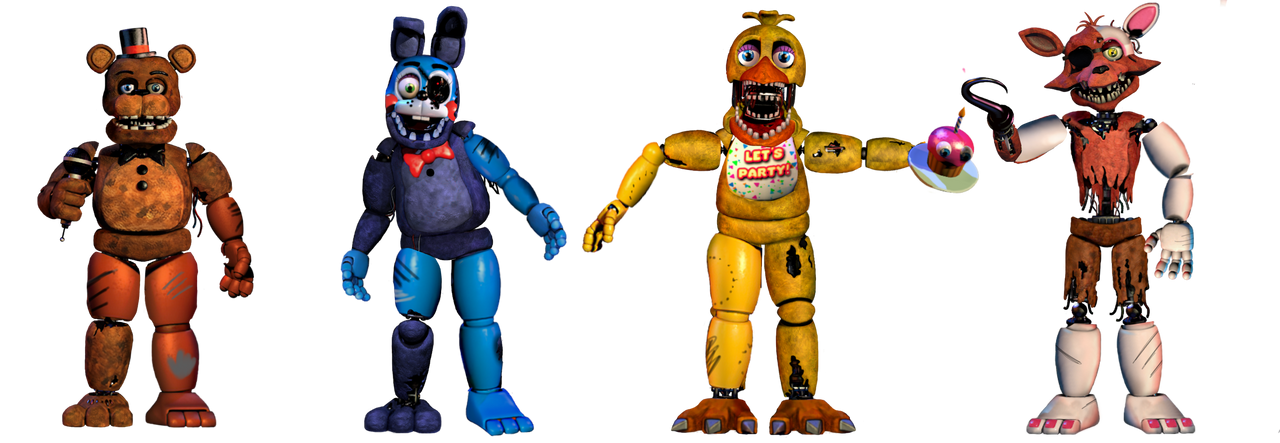 The Repaired Animatronics by RosalinaBjrfanart on DeviantArt