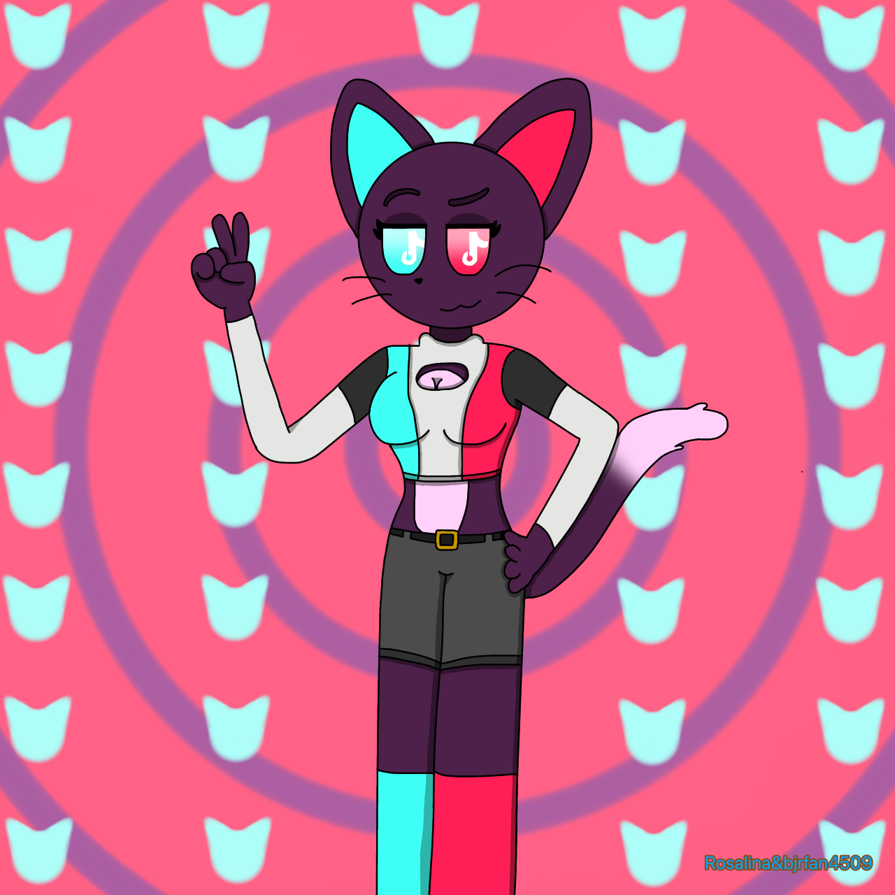 Tiktok Cat Drawing By Rosalinabjrfanart On Deviantart Tiktok Cat Drawing By Rosalinabjrfanart On Deviantart