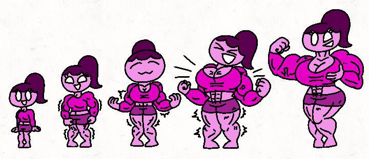 Balloonero Pinky Muscle Growth by CoAlgier on DeviantArt