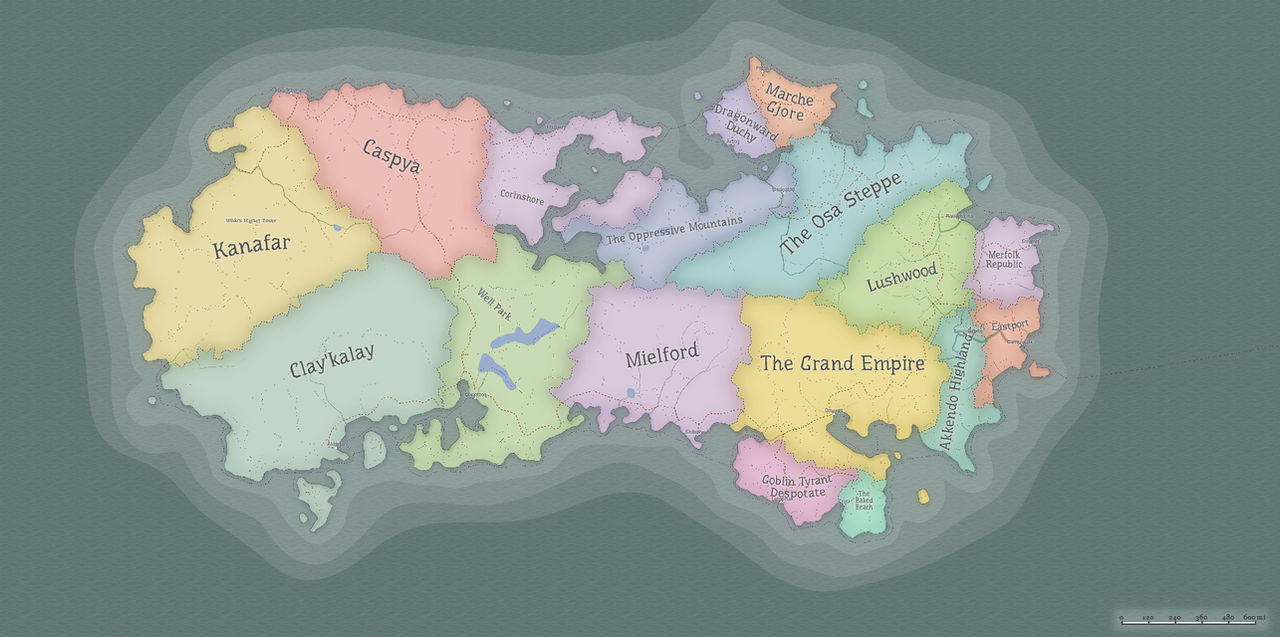 Map of the Wild Realm by sofiawrites on DeviantArt