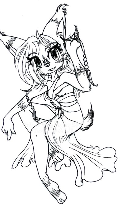 :Lineart: Nicole