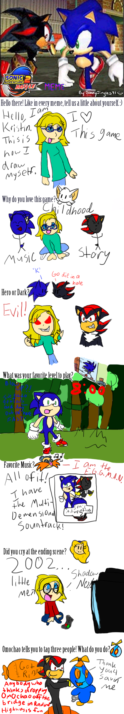 Sonic Adventure 2 Meme Fillout