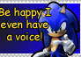 Sonic's Voice Stamp