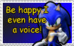 Sonic's Voice Stamp